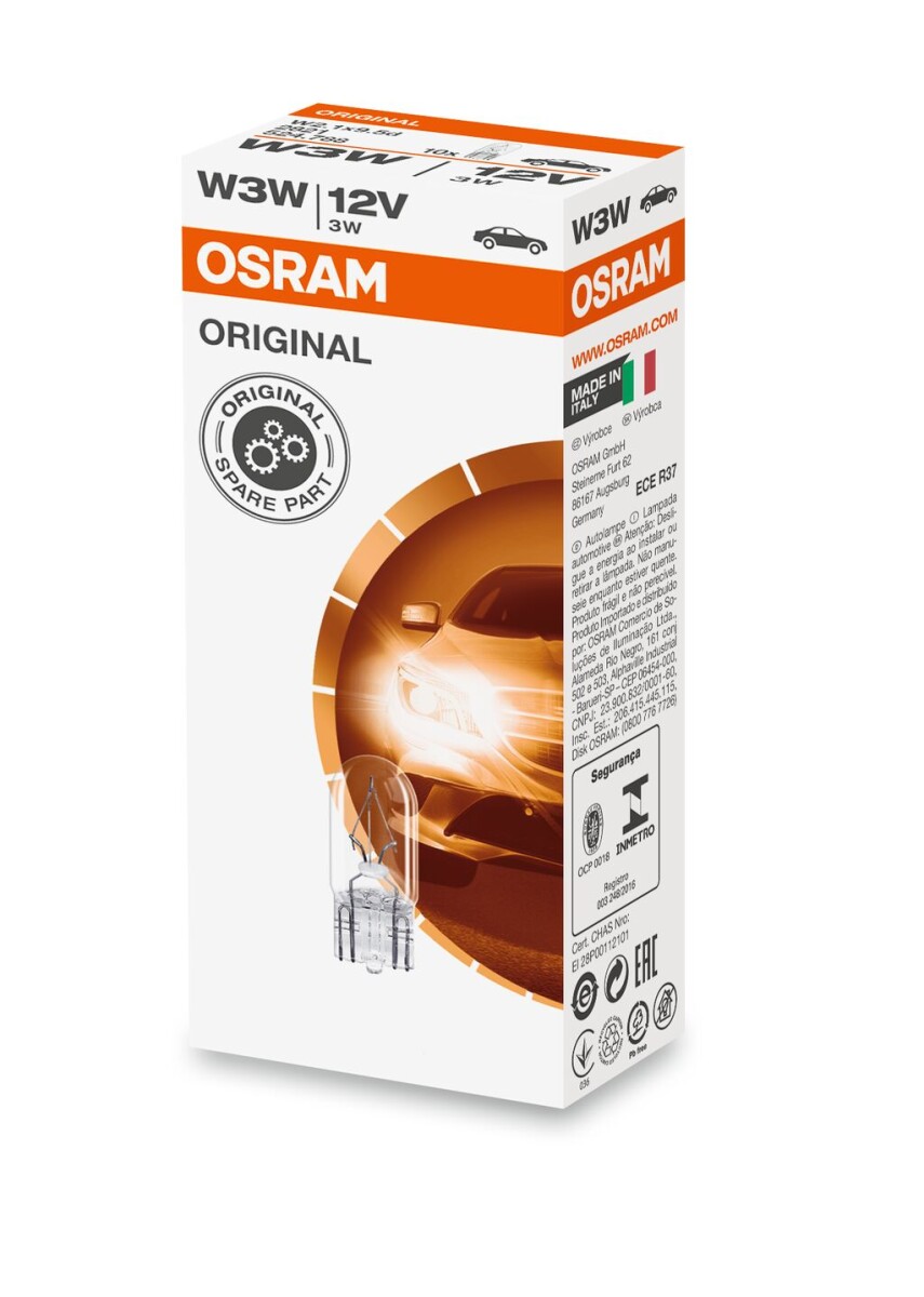 OSR Fahrzeuglampe 3W 12V W2,1X9,5D 2821