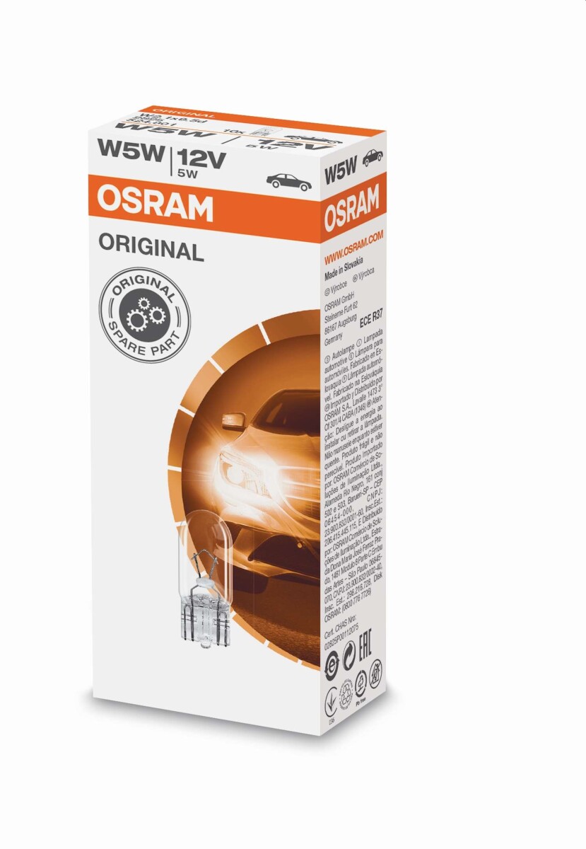 OSR Minilampe 5W 12V W2,1X9,5D 2825