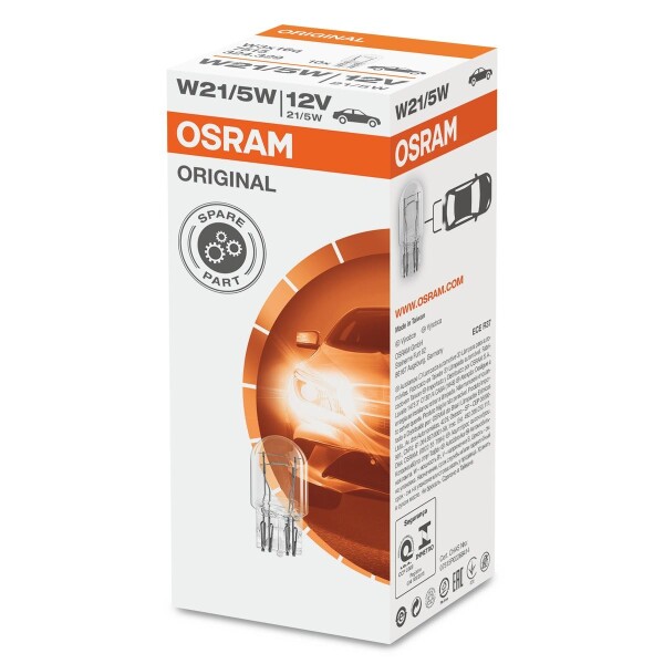 W21/5W 12V Faltschachtel Original OSRAM
