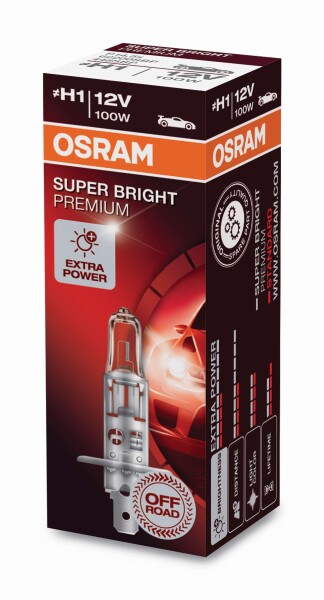 Osram OFF ROAD (H1), Halogen 12V, 1er Faltschachtel - 62200SBP