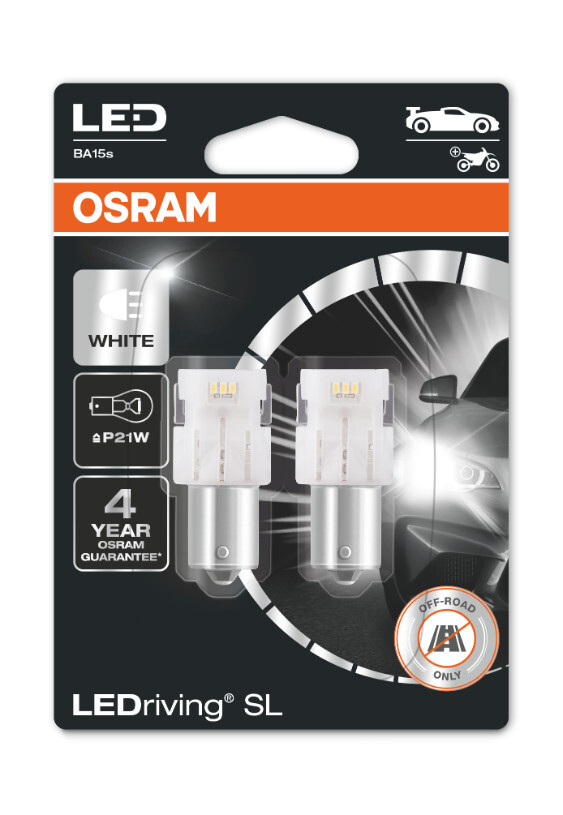 P21W LEDriving SL White 6000K 12V Blister 2 St. OSRAM