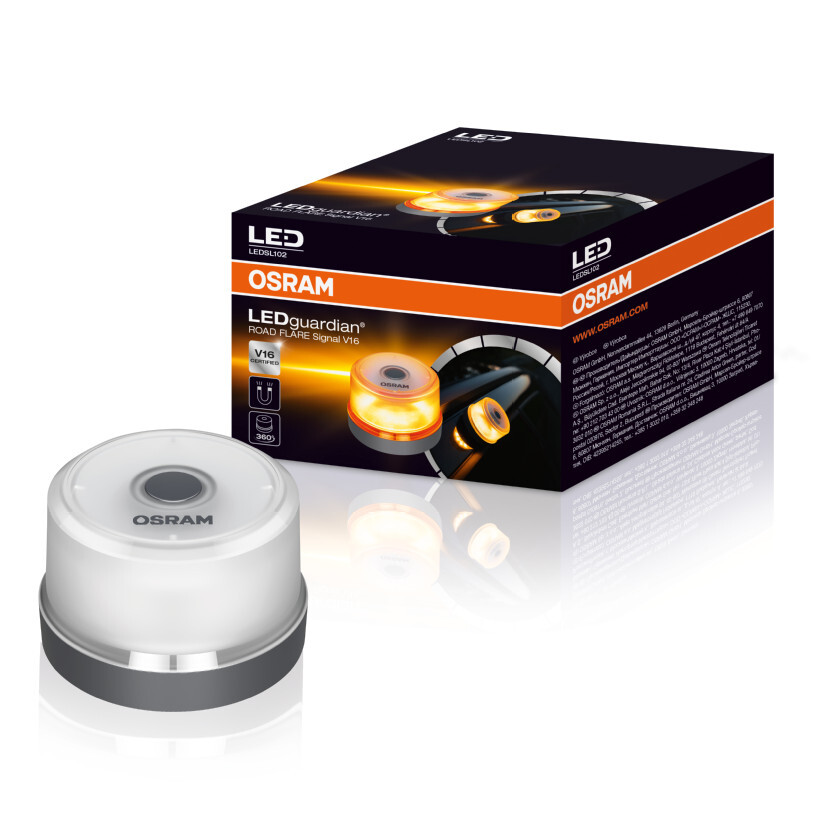 LEDGuardian Road Flare Signal V16 Warn- Notleuchte / Taschenlampe 1st. OSRAM
