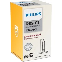 Ampoule Phare Xenon HID Philips D3S 4300K 35W - Qualité OEM, Norme DOT, Pour Remplacement Par Paire