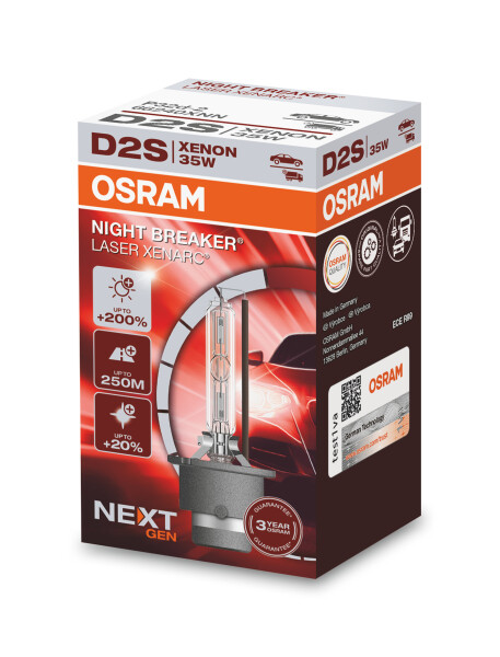 D2S 12/24V XENARC® NIGHT BREAKER® LASER +220% 3 Jahre Garantie* 1 St. OSRAM