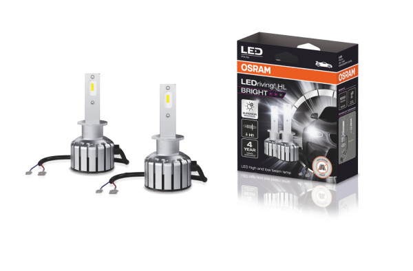 LEDriving HL BRIGHT H1 12V 13W P14.5s 6000K White 2St. OSRAM