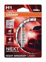 H1 12V 55W P14.5s NIGHT BREAKER® LASER +150% mehr...