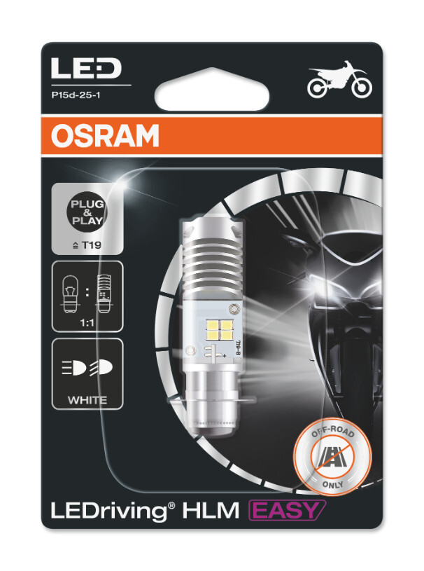 LEDriving T19 HL 12V 6.0W/5.5W P15d 6000K White 1St. OSRAM