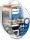 PHILIPS 13342MDBVS2 - H4 24V 75/70W P43t MasterDuty BlueVision 2 Stk.