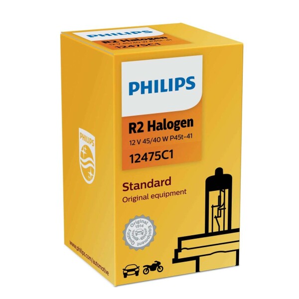 PHILIPS 12475C1 - R2 12V 45/40W P45t-41 12V Halogen Visio 1St