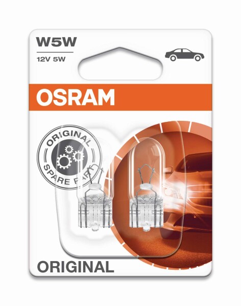 Osram Orginal W5W,  12V, Doppelblister - 2825-02B