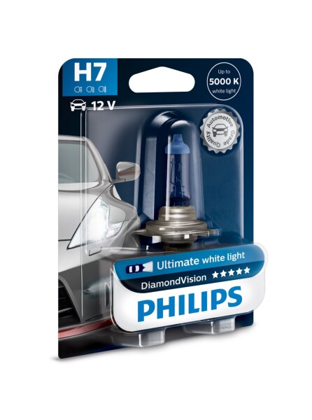 PHILIPS 12972DVB1 - H7 12V 55W PX26d DiamondVision 1Stk. Blister