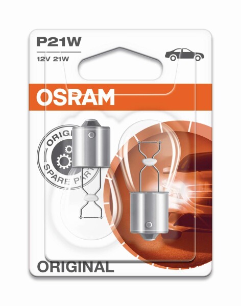 Osram Orginal P21W,  12V, Doppelblister - 7506-02B