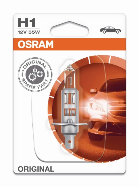 Osram Orginal H1, Halogen 12V, Einzelblister - 64150-01B