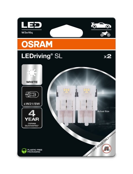 OSRAM 7515DWP-2BL - W21/5W LEDriving SL White 6000K 12V Blister 2 Stk.