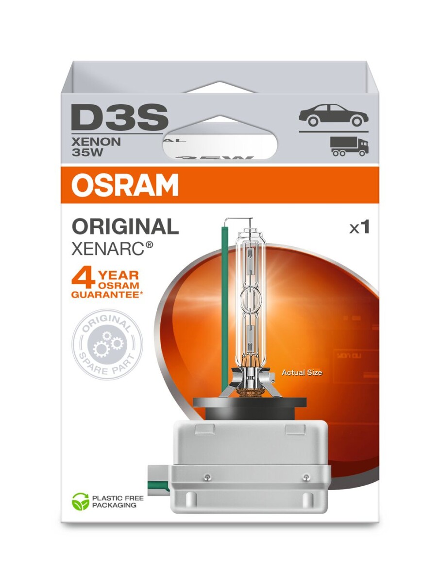 OSRAM 66340-1HB - D3S 12V+24V 35W PK32d-5 Original XENARC Softcover Box 1Stk.