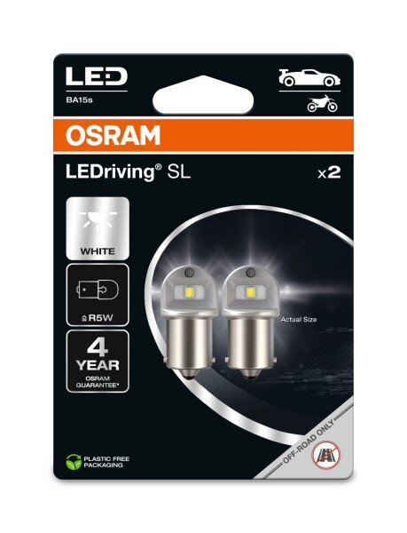 OSRAM 5007DWP-2BL - LEDriving® SL ~R5W BA15s 0.5W 12V 6000K 50 lm White 2Stk.