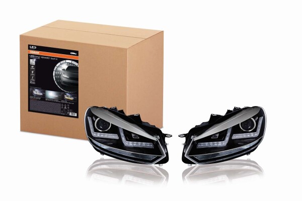 OSRAM LEDHL102-CM - Scheinwerfer LEDriving Xenarc CHROME für Golf VI LED-Tagfahrlicht und D8S Xenon 2 St.