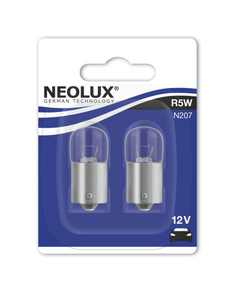 NEOLUX N207-02B - R5W 12V 5W BA15s 2 St. Blister