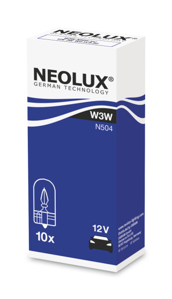 NEOLUX N504 - W3W 12V 3W W2,1x9,5d 1 St.