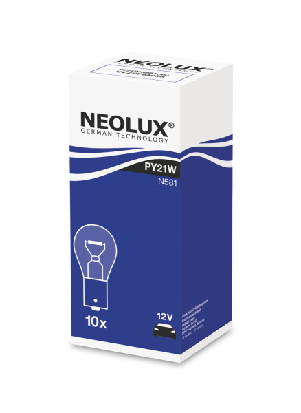 NEOLUX N581 - PY21W 12V 21W BAU15s (gelb) 1 St.