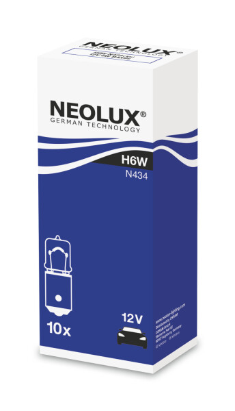 NEOLUX N434 - H6W 12V 6W BAX9s 1 St.