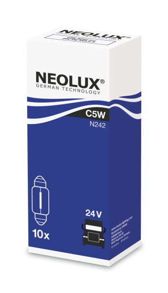 NEOLUX N242 - C5W 24V 5W SV8,5-8 soffitte 1 St.