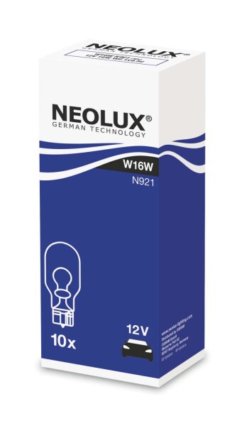 NEOLUX N921 - W16W 12V 16W W2,1x9,5d 1 St.