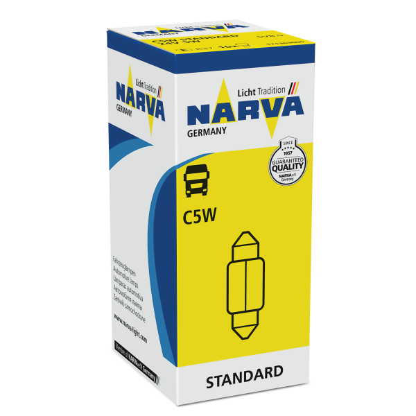 NARVA 171363000 - C5W 11x35 24V 5W SV8,5 STANDARD