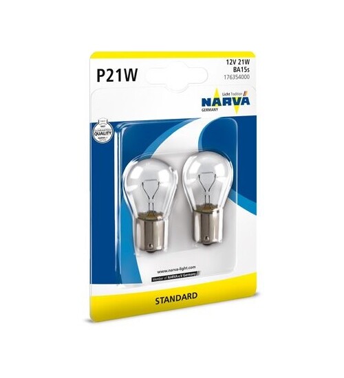 NARVA 176354000 - P21W 12V 21W BA15s STANDARD