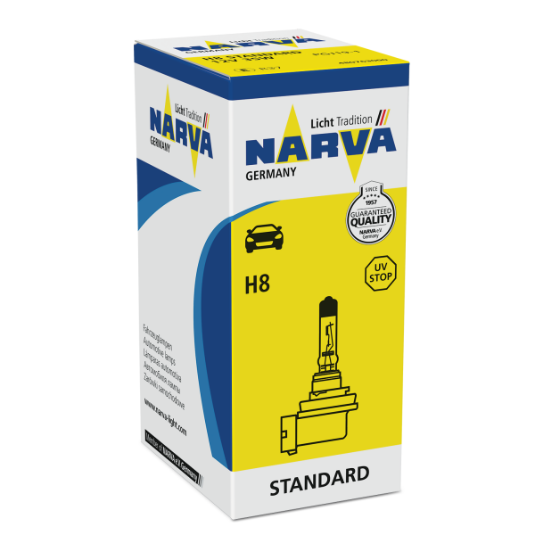 NARVA 480763000 - H8 12V 35W PGJ19-1 HALOGEN