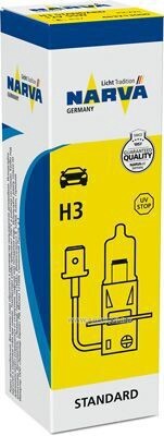 NARVA 483213000 - H3 12V 55W PK22s HALOGEN