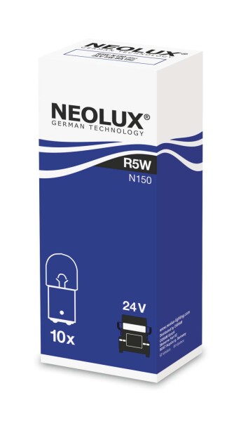 NEOLUX N150 - R5W 24V 5W BA15D Standard N150 1 Stück