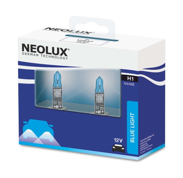 NEOLUX N448B-2SCB - H1 12V 55W P14.5S Blue Light 2 St. 2SCB