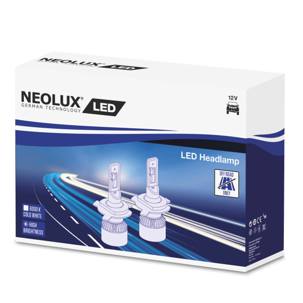 NEOLUX N472DWB - H4 12V 13/13W P43t LED Headlight 6000K Cool White 2St NO ECE