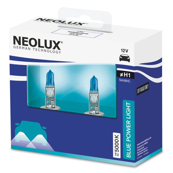 NEOLUX N448HC-2SCB - H1 12V 80W P14.5S Blue Power Light N448HC 2 St.