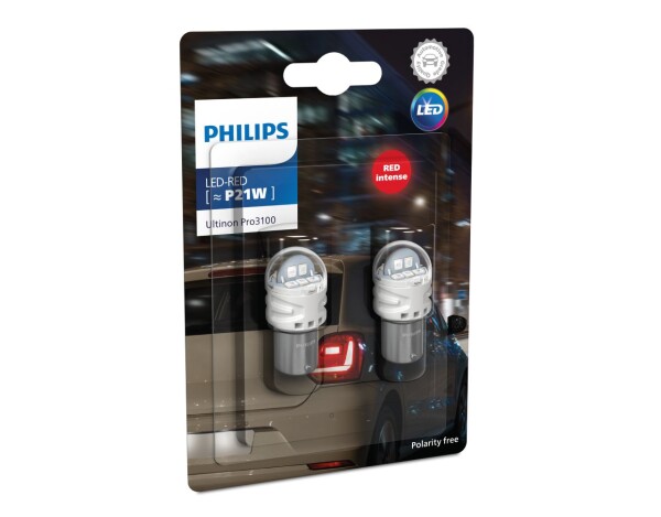 PHILIPS 11498RU31B2 - LED P21W 12V 1,73W BA15S Ultinon Pro 3100 2St.