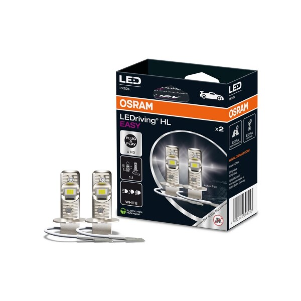OSRAM 64151DWESY-2HB - LEDriving® HL EASY H3 12V 8W PK22s 6500K White 2St.