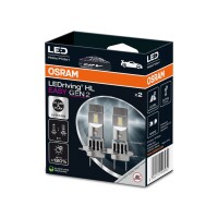 OSRAM 64210DWESY2-2HB - LEDriving® HL EASY H7/H18 12V 16.2W PX26d/PY26d-1 6500K White Gen2 2St.