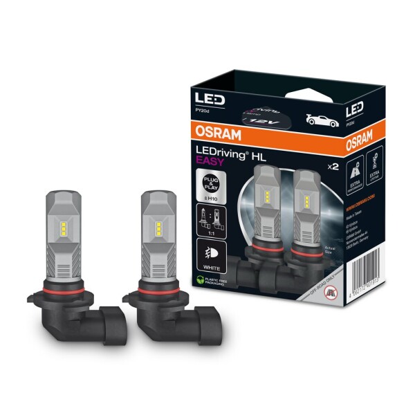 OSRAM 9145DWESY-2HB - LEDriving® HL EASY H10 12V 8,2W PY20d 6000K NO ECE 2St.