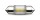 PHILIPS 11860WU70X1 - LED Festoon 30mm 12V SV8.5 Ultinon Pro7000 NOECE 1St.