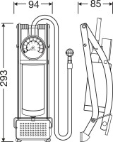 OSRAM OFP10ESN - TYREinflate 10 ESSENTIAL Fuß-Luftpumpe 1st.