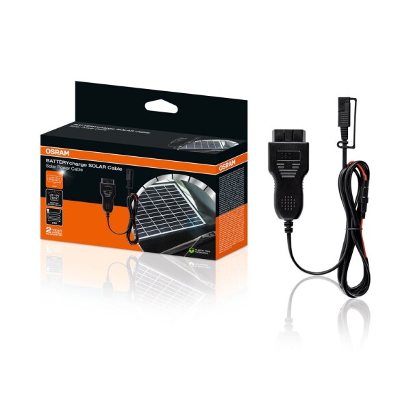 OSRAM OSPOBD - BATTERYcharge SOLAR Kabel für Solarbetrieb Batteriewartung 1st.