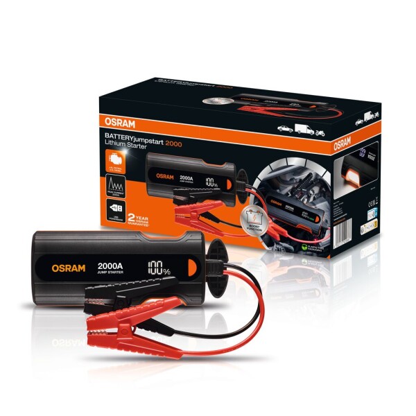 OSRAM OJS040 - BATTERYjumpstart 2000 Starthilfe 2000A 12V 1 St.