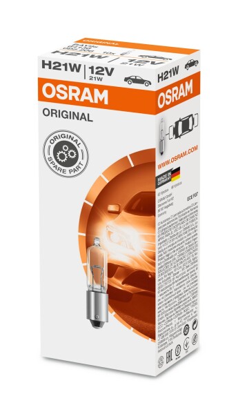 Osram Signallampe H21W, 12V, Einzellampe - 64136