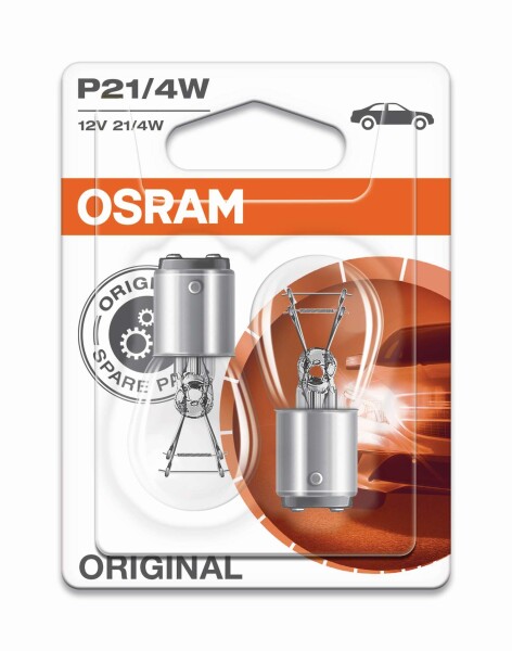 Osram Signallampe P21/4W, 12V, Doppelblister - 7225-02B