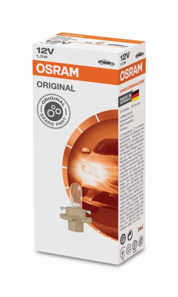 Osram Signallampe, 12V, Einzellampe, 2452MFX6