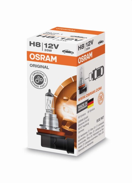 Osram Orginal H8, Halogen 12V, 1er Faltschachtel - 64212