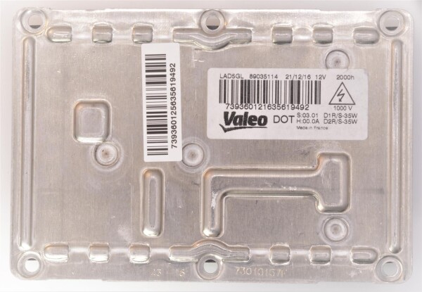 VALEO Xenon Vorschaltgerät LAD5GL 4PIN