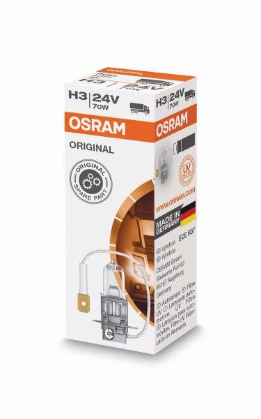 Osram Orginal H3, Halogen 24V, 1er Faltschachtel - 64156