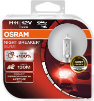 NIGHT BREAKER® SILVER H11 Duobox